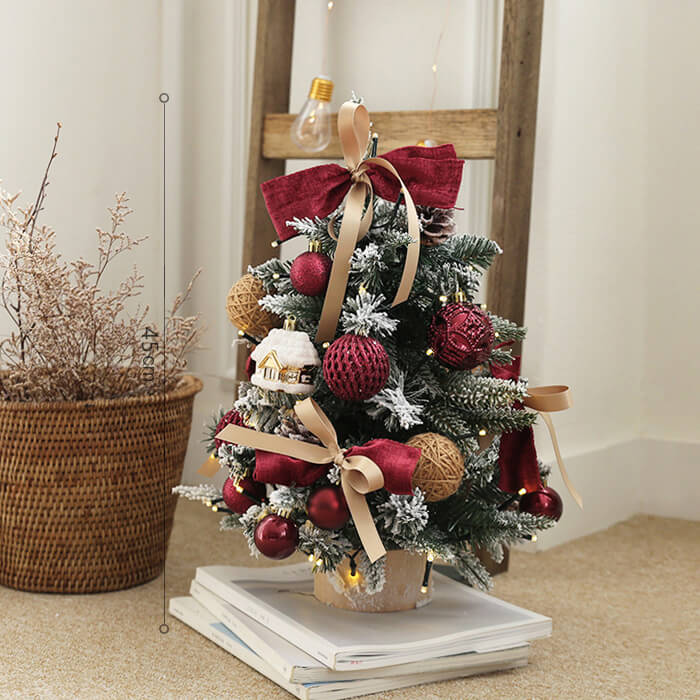 Snowflake Christmas Tree Desktop Ornament