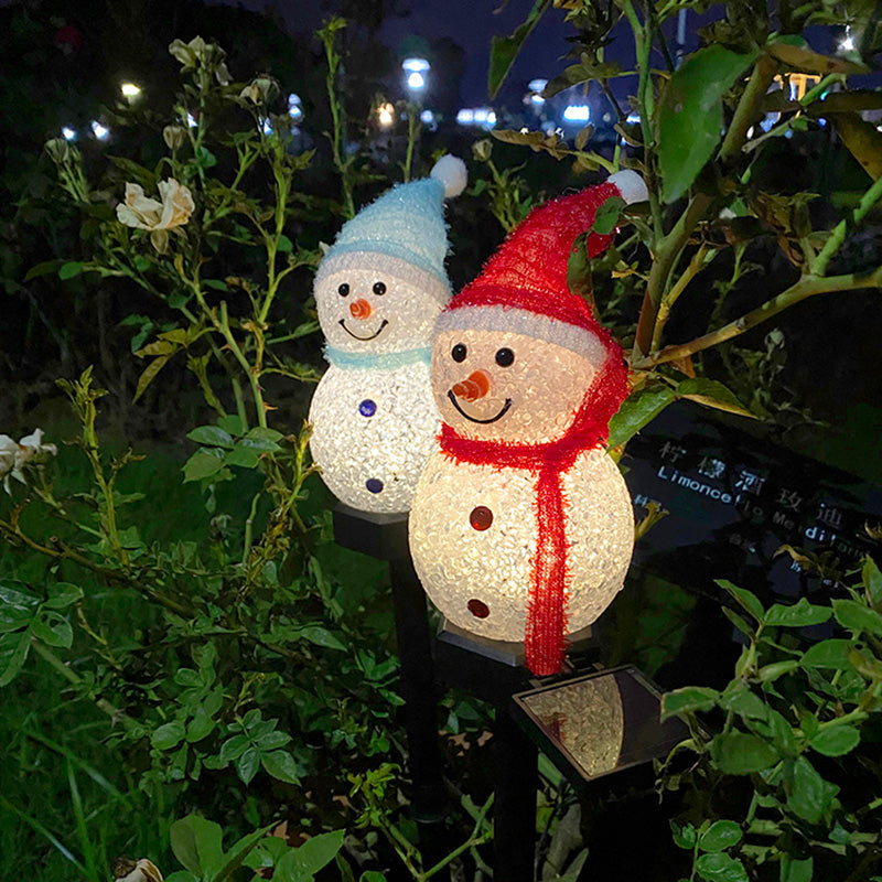 Solar Snowman Outdoor Decorative Light