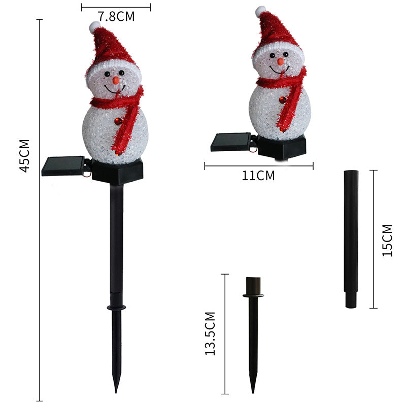 Solar Snowman Outdoor Decorative Light