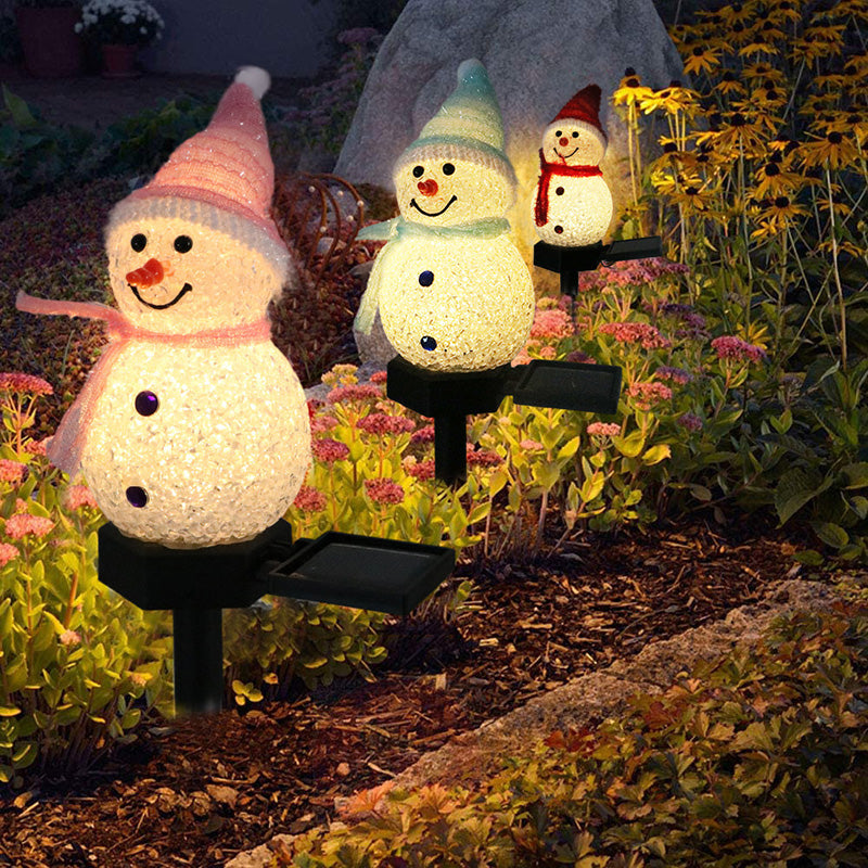 Solar Snowman Outdoor Decorative Light
