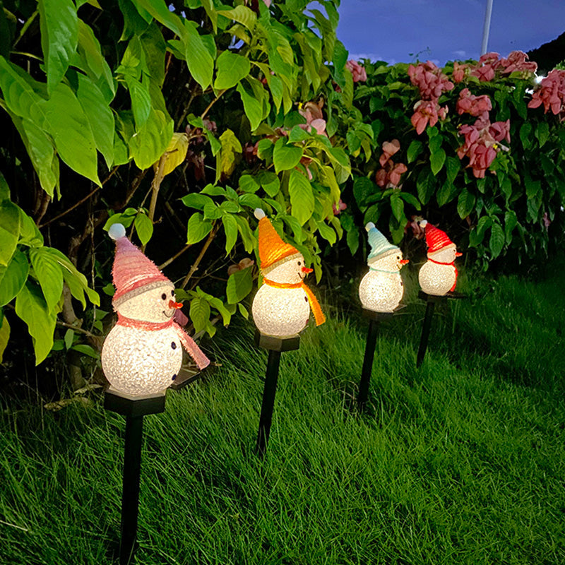 Solar Snowman Outdoor Decorative Light