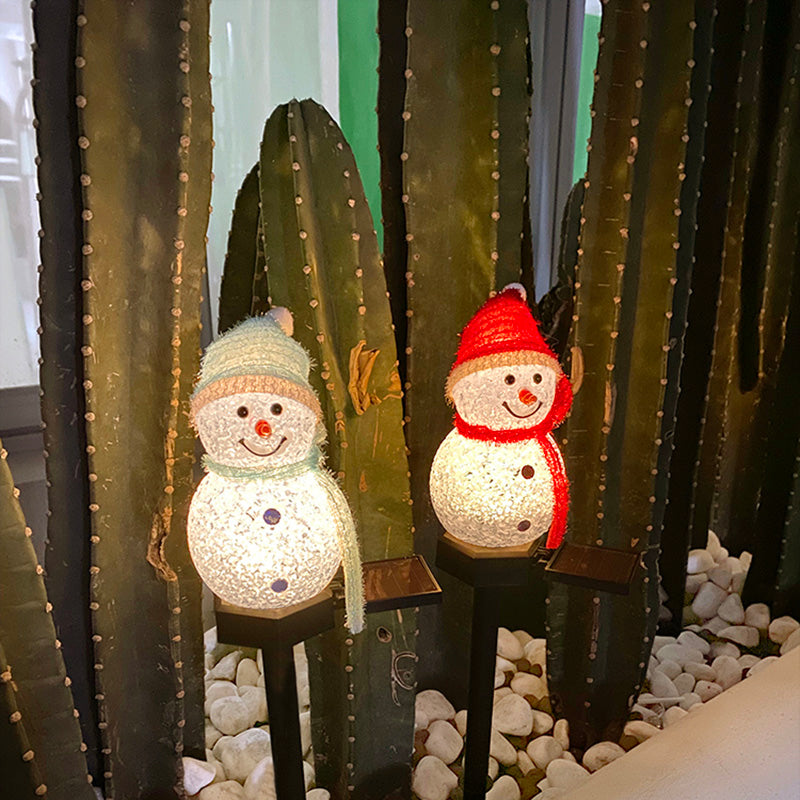 Solar Snowman Outdoor Decorative Light