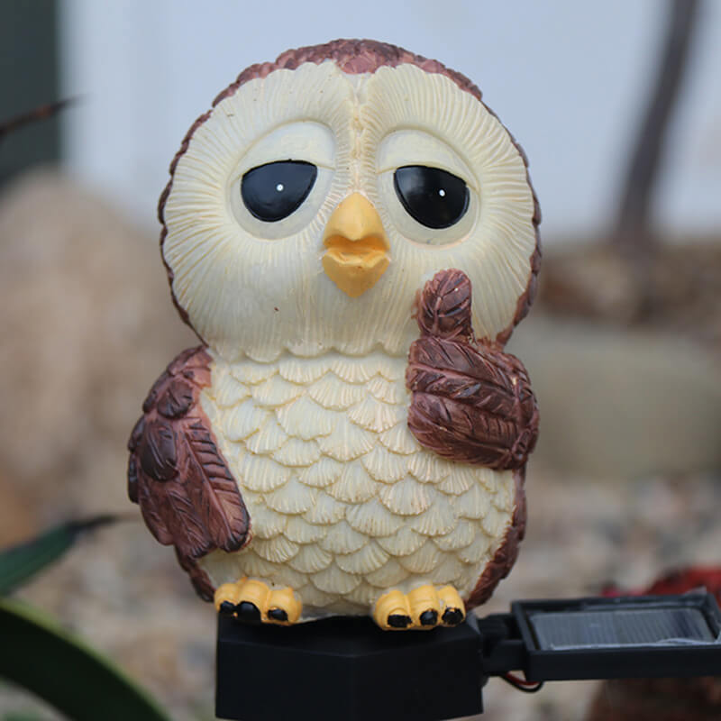 Solar Owl Outdoor Decorative Lights