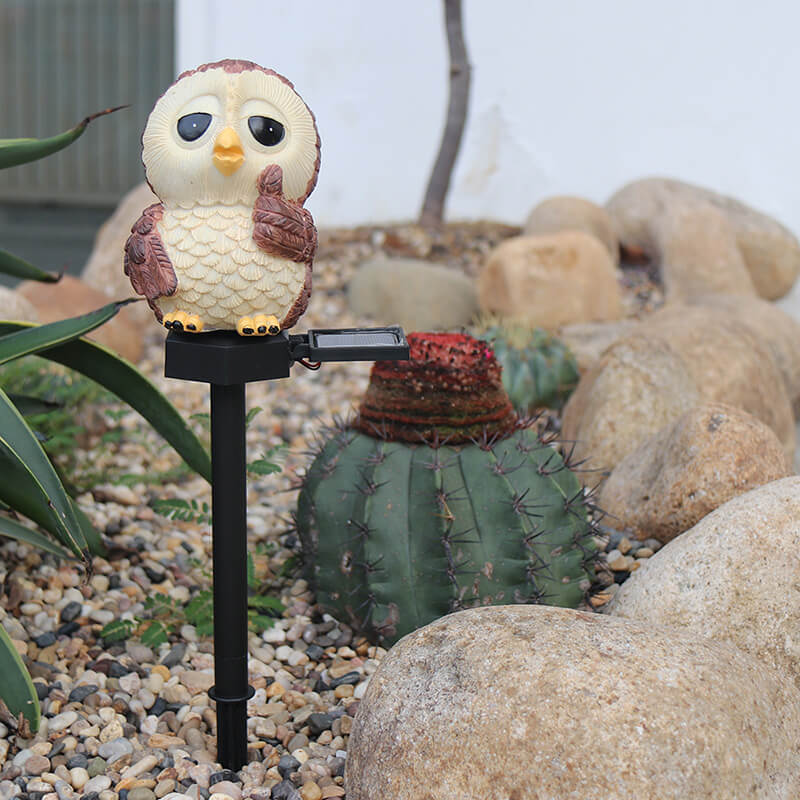 Solar Owl Outdoor Decorative Lights