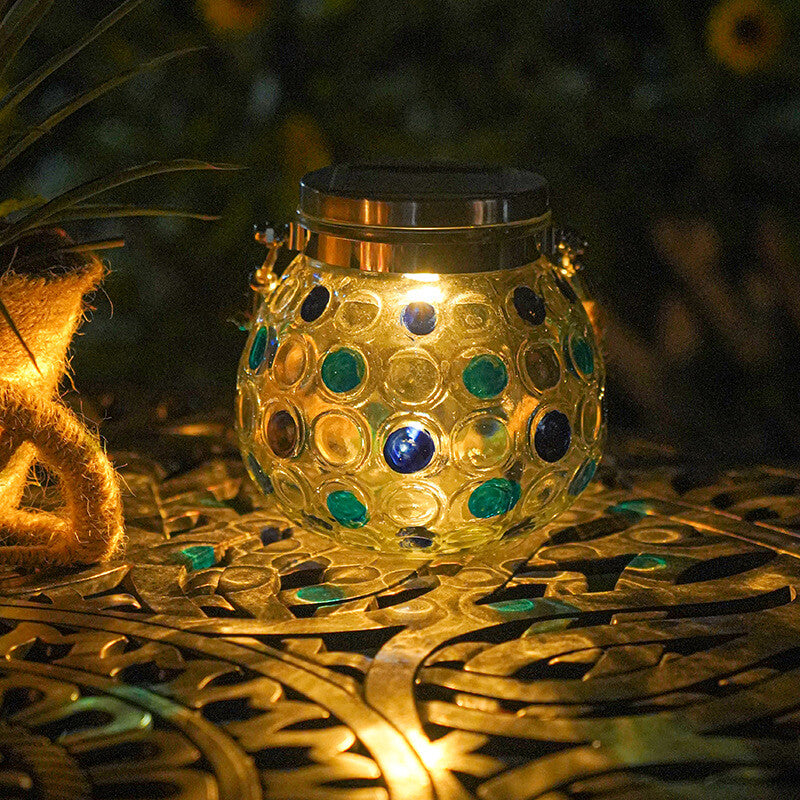 Solar Polka Dot Outdoor Decorative Light