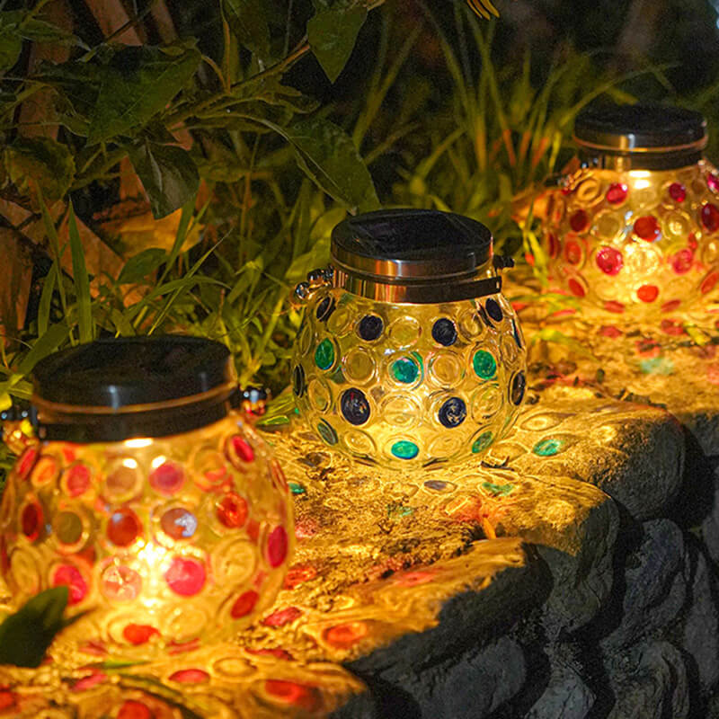 Solar Polka Dot Outdoor Decorative Light