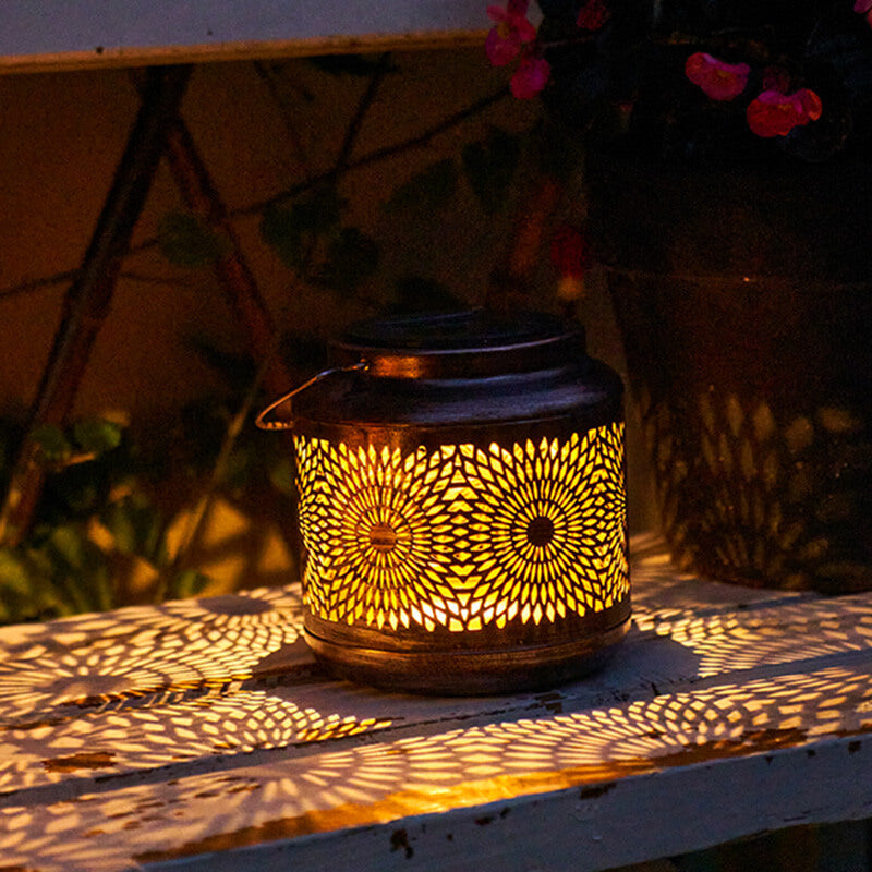 Solar Retro Lantern Outdoor Decorative Lights