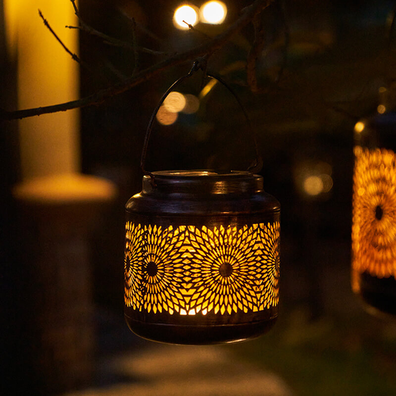 Solar Retro Lantern Outdoor Decorative Lights