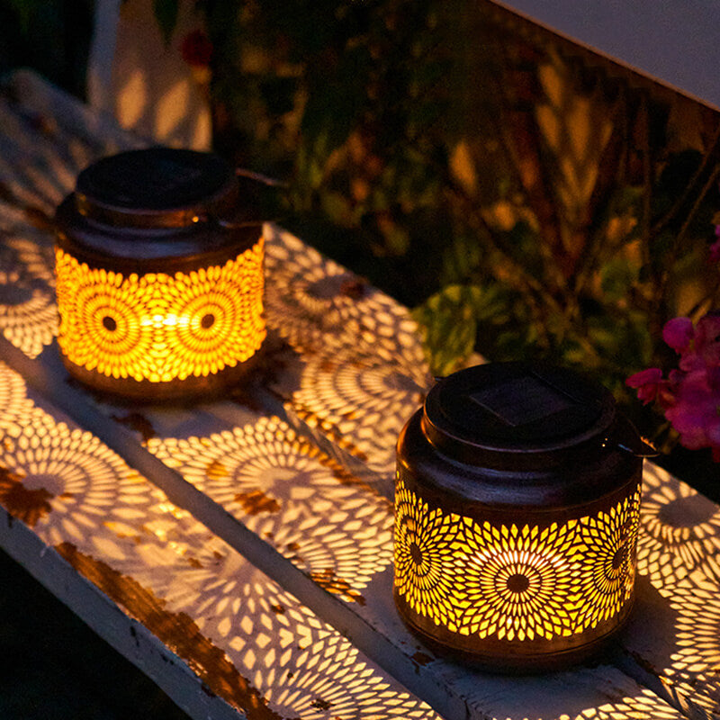 Solar Retro Lantern Outdoor Decorative Lights