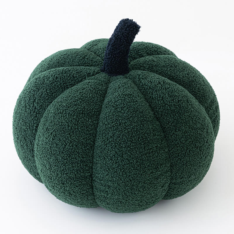 Coussin citrouille de couleur unie