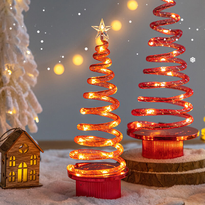 Spin Christmas Annular LED Lights