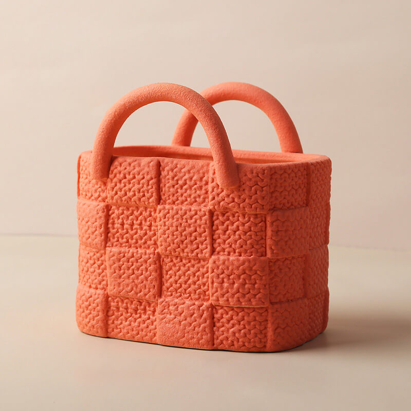 Spring Handbag Ceramic Vase