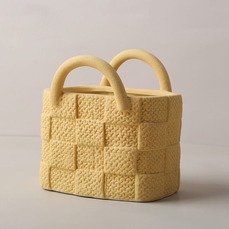 Spring Handbag Ceramic Vase