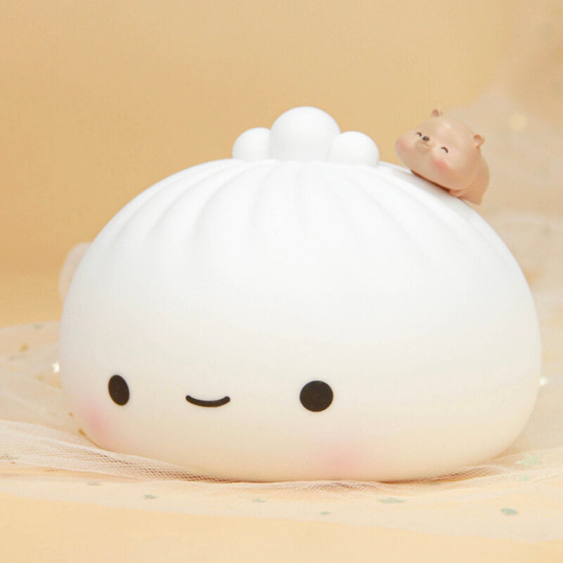Steamed Bun Silicone Night Lamp