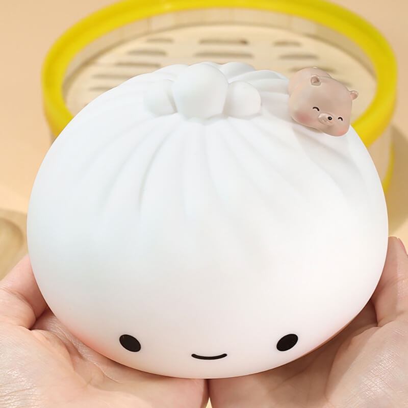 Steamed Bun Silicone Night Lamp