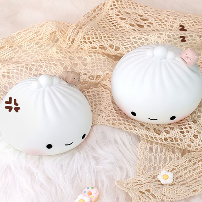 Steamed Bun Silicone Night Lamp