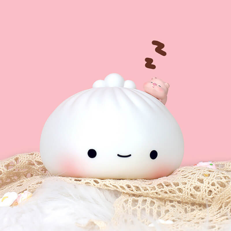 Steamed Bun Silicone Night Lamp