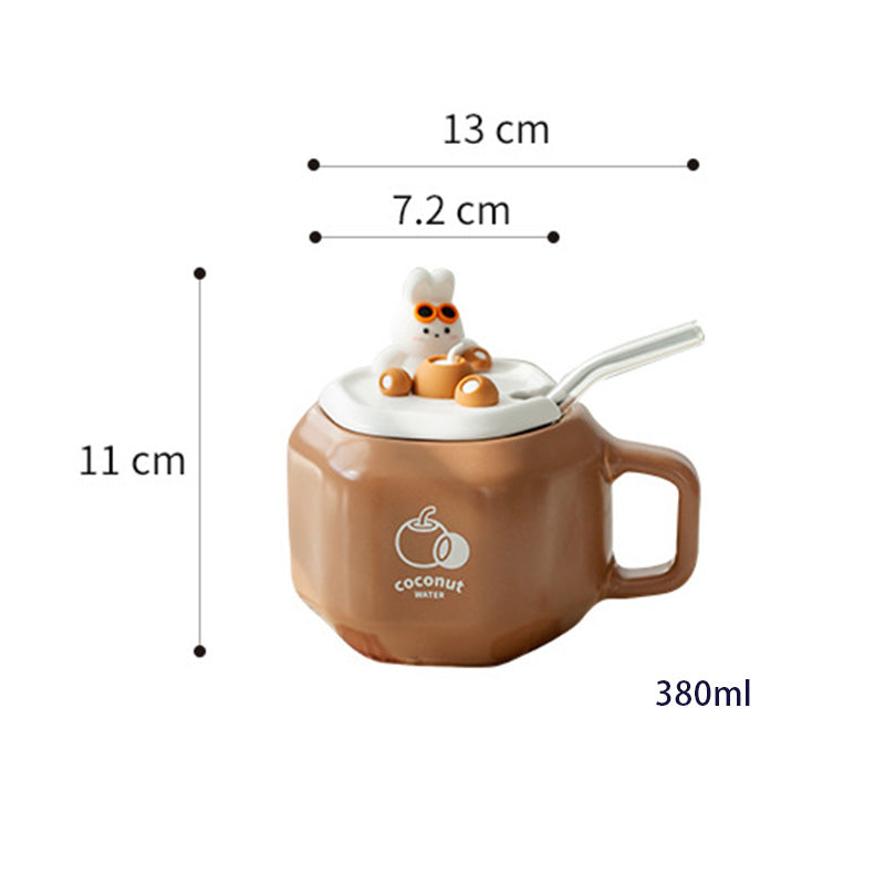Straw Bunny Mug