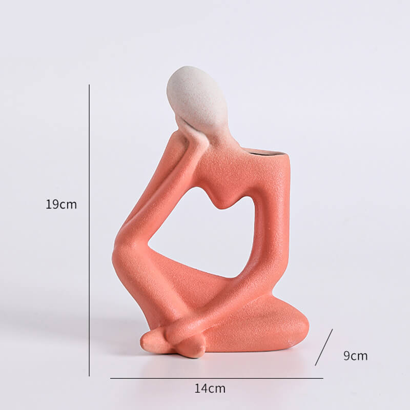 Vase en céramique Penseur