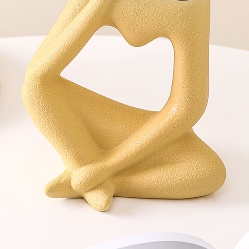 Vase en céramique Penseur