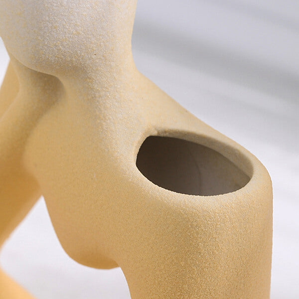Vase en céramique Penseur