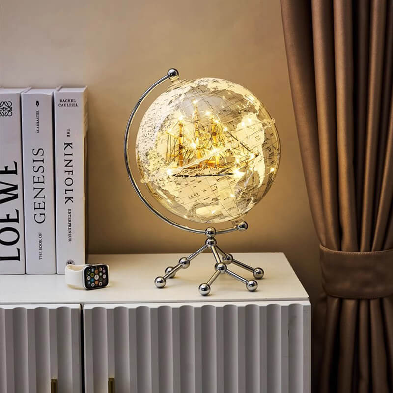 Décoration de globe transparent