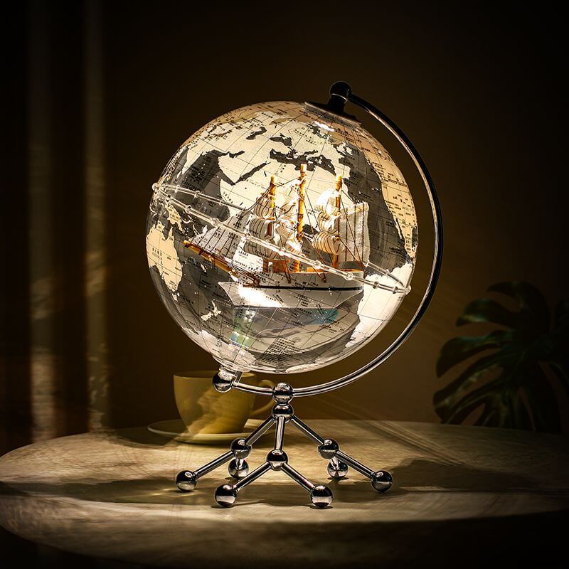 Décoration de globe transparent