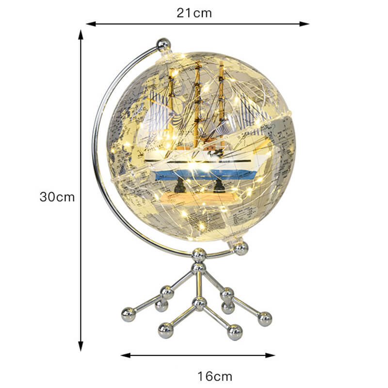 Décoration de globe transparent