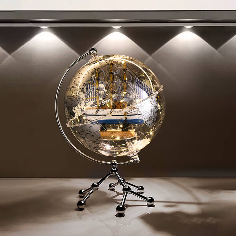 Décoration de globe transparent