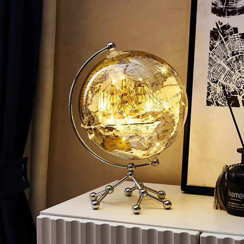 Décoration de globe transparent