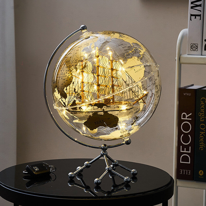 Décoration de globe transparent