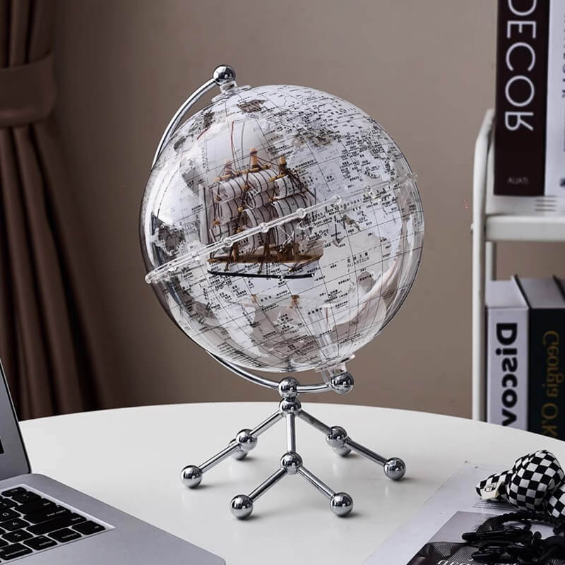 Décoration de globe transparent