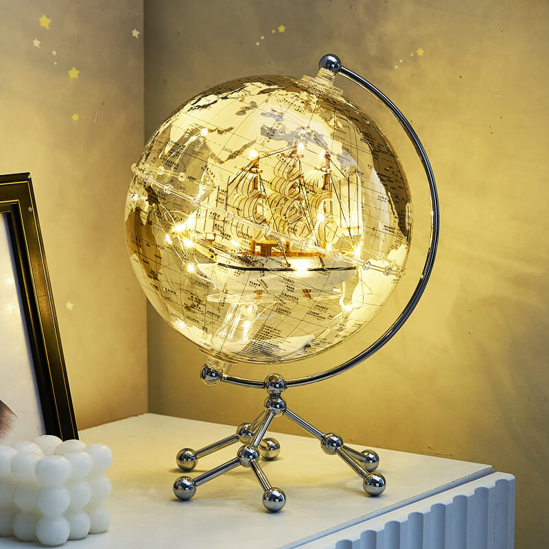 Décoration de globe transparent
