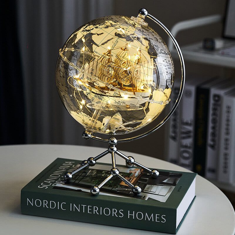 Décoration de globe transparent