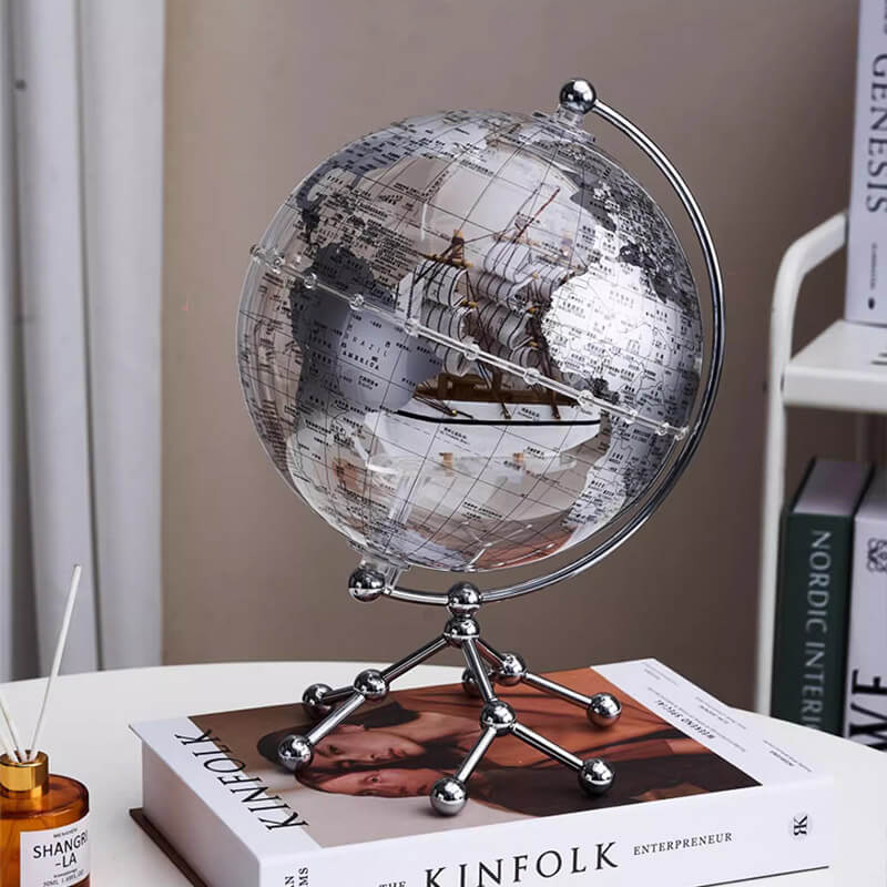 Décoration de globe transparent