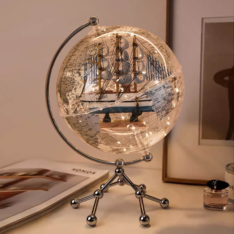 Décoration de globe transparent