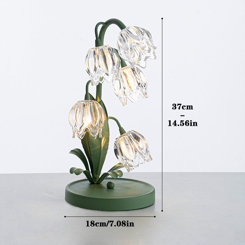 Tulip Glass Table Lamp