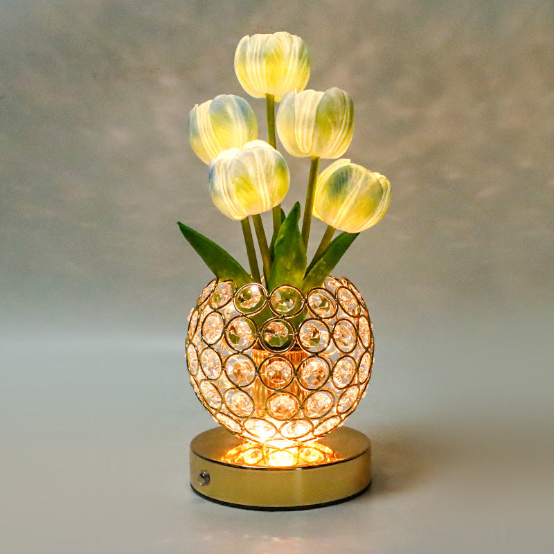 Tulip Round Crystal Mood Light