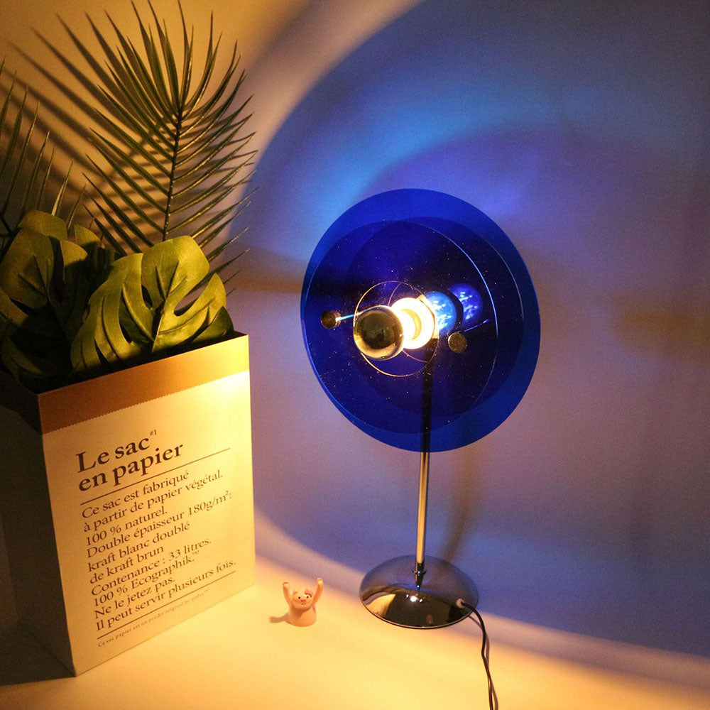 UFO Colorful Sunset Atmosphere Table Lamp