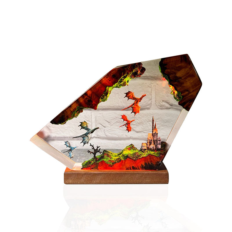 Underwater World Resin Lamp Decoration Ornaments