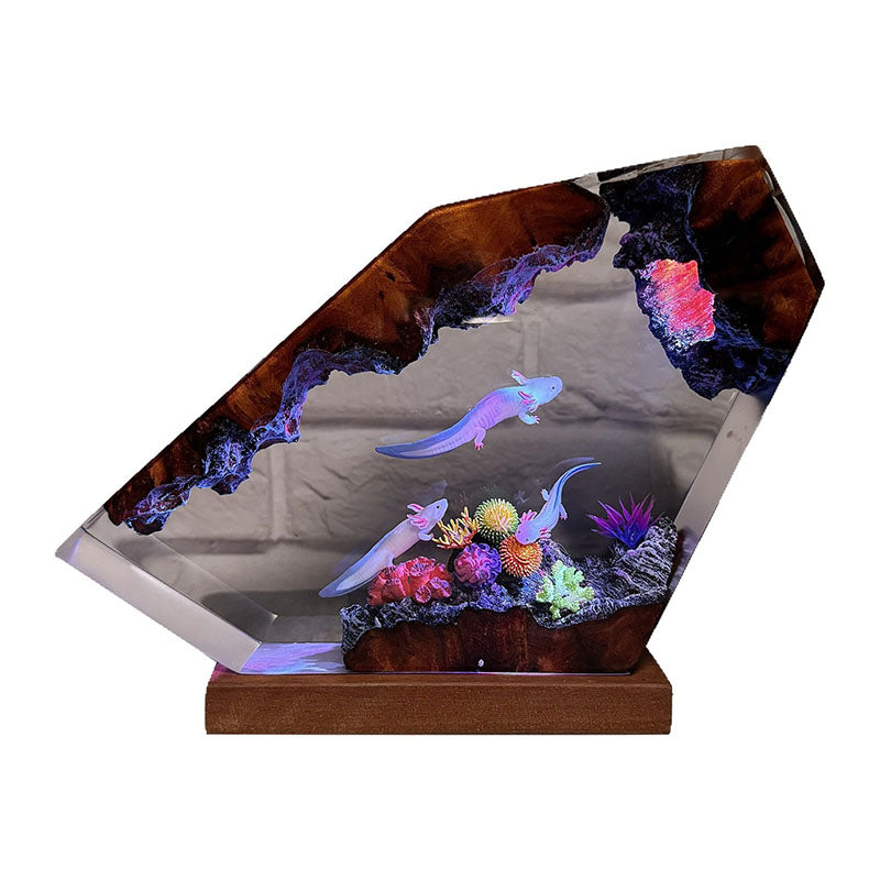 Underwater World Resin Lamp Decoration Ornaments