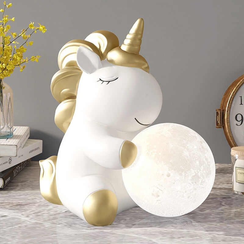 Veilleuse décorative en forme de licorne