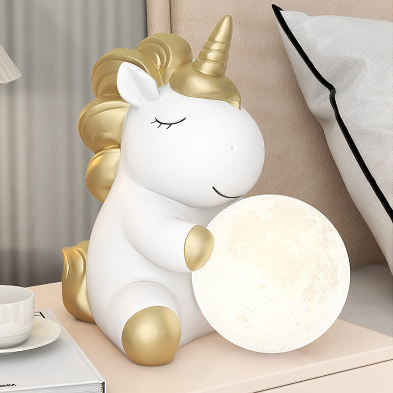 Veilleuse décorative en forme de licorne