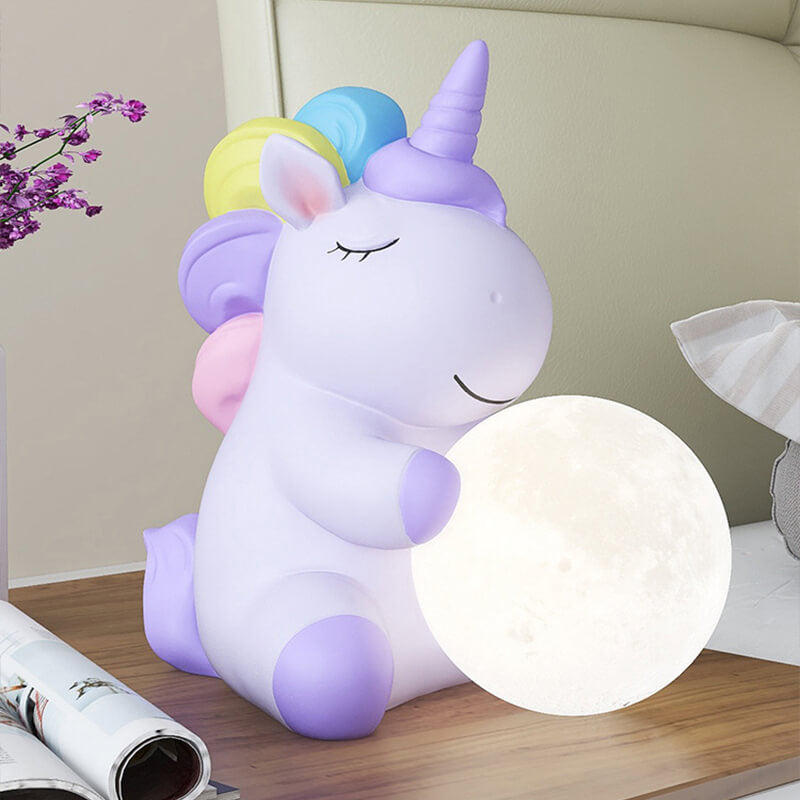 Veilleuse décorative en forme de licorne