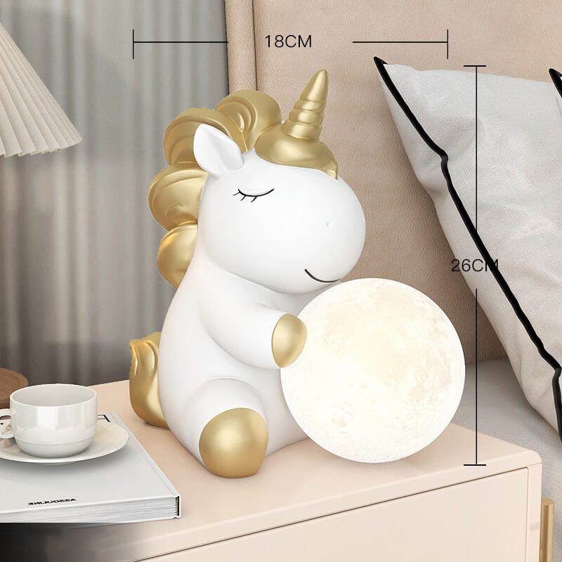 Veilleuse décorative en forme de licorne