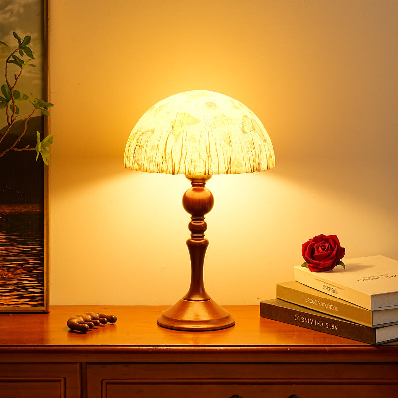 Vintage Butterfly Print Table Lamp