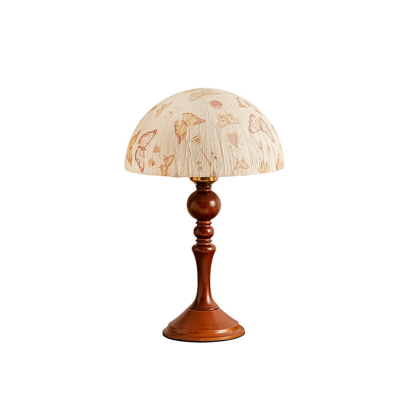 Vintage Butterfly Print Table Lamp