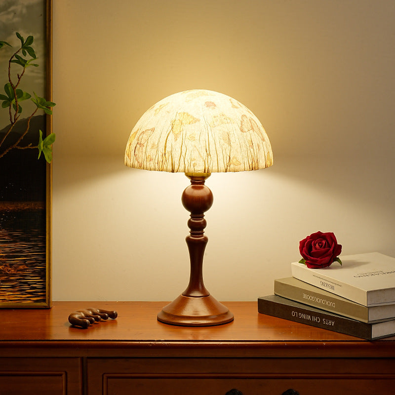 Vintage Butterfly Print Table Lamp