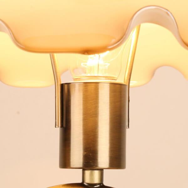 Lampe de bureau avec horloge vintage