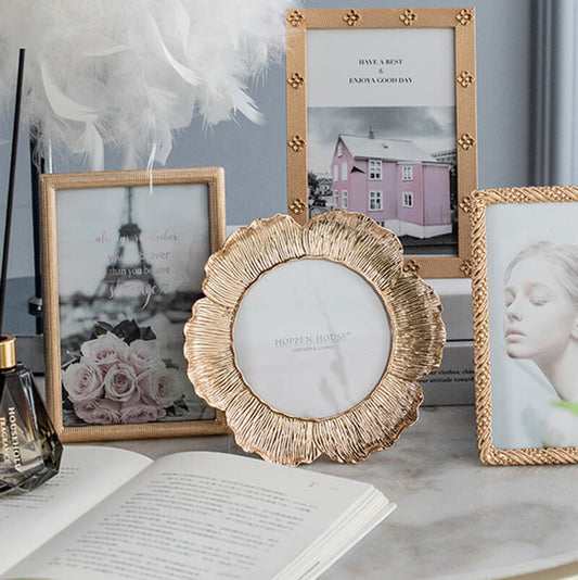Vintage Flower Photo Frame